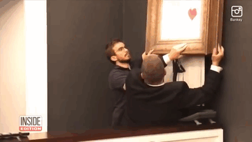 Banksy wcale nie zniszczył obrazu?