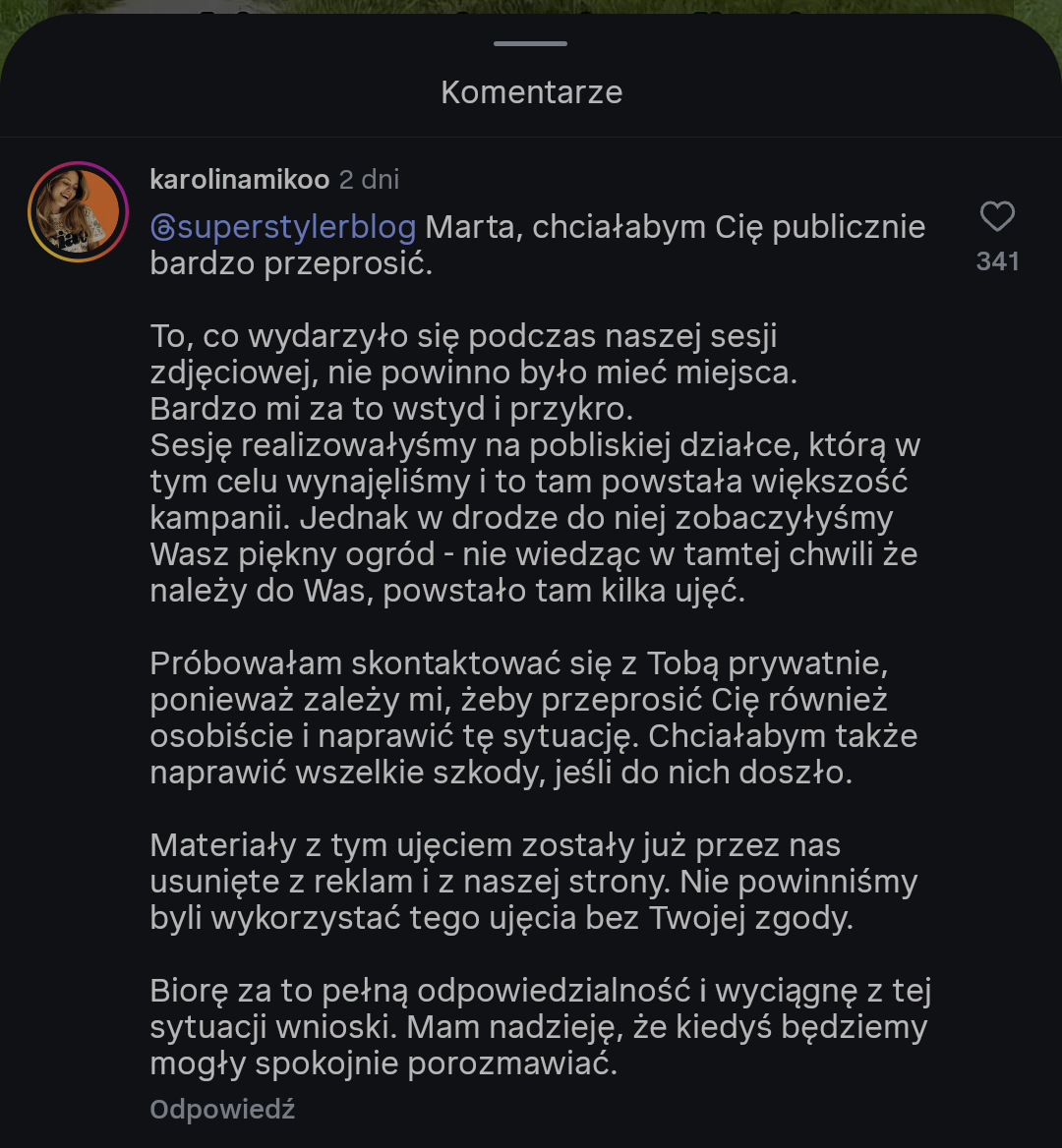 Afera działkowa: influencerka oskarżona o wykorzystanie czyjejś działki jako planu zdjęciowego