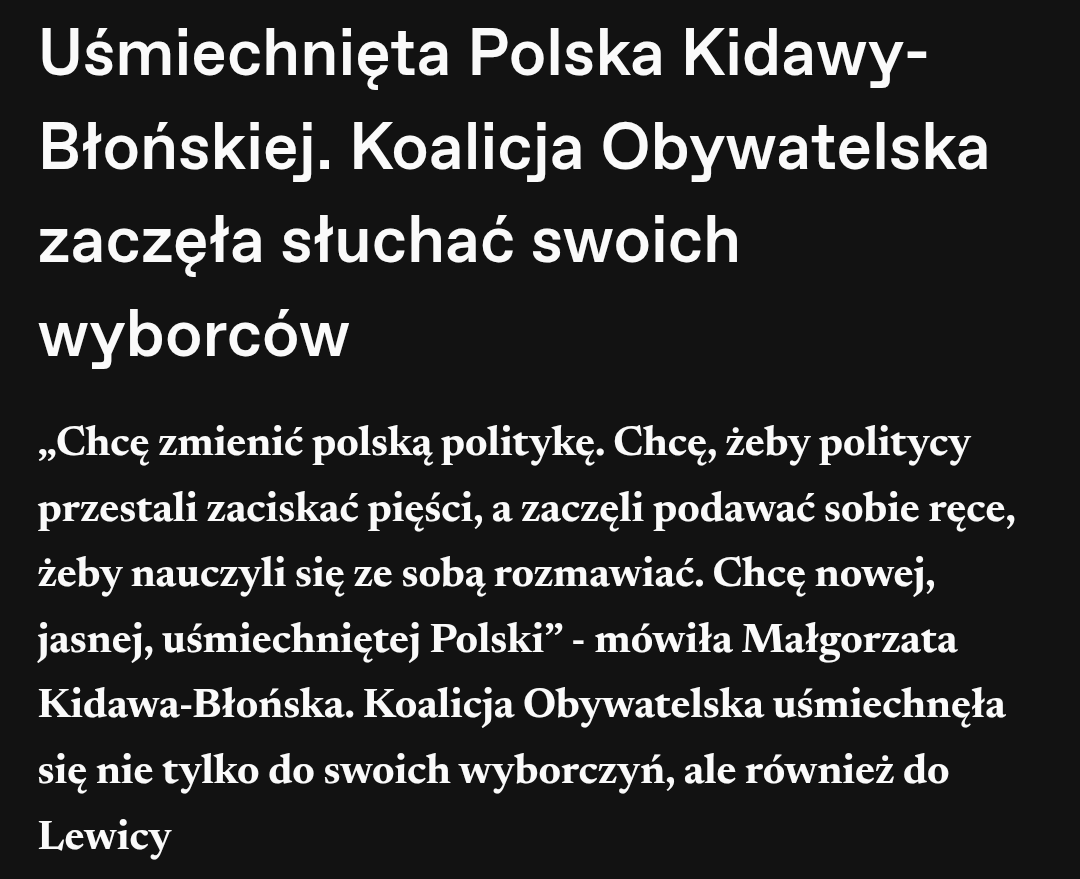 Minister zdrowia zadowolona z siebie i zmian systemu: "jeżdżę po kraju i widzę, jak się ludzie cieszą"