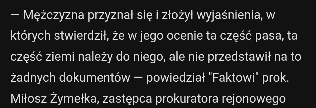 Rolnik z Gliwic, który zaorał asfalt pługiem, usłyszał zarzuty i może mieć kłopoty